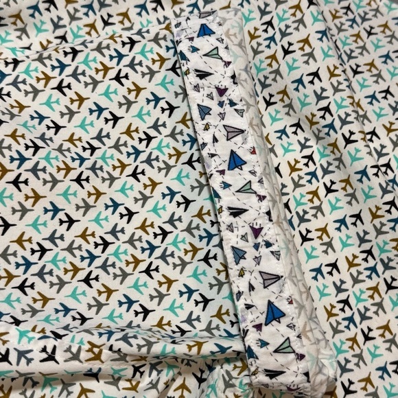 Robert Graham Oriole Airplane Print Short Sleeve Button Down Shirt size 2XL - Picture 9 of 13